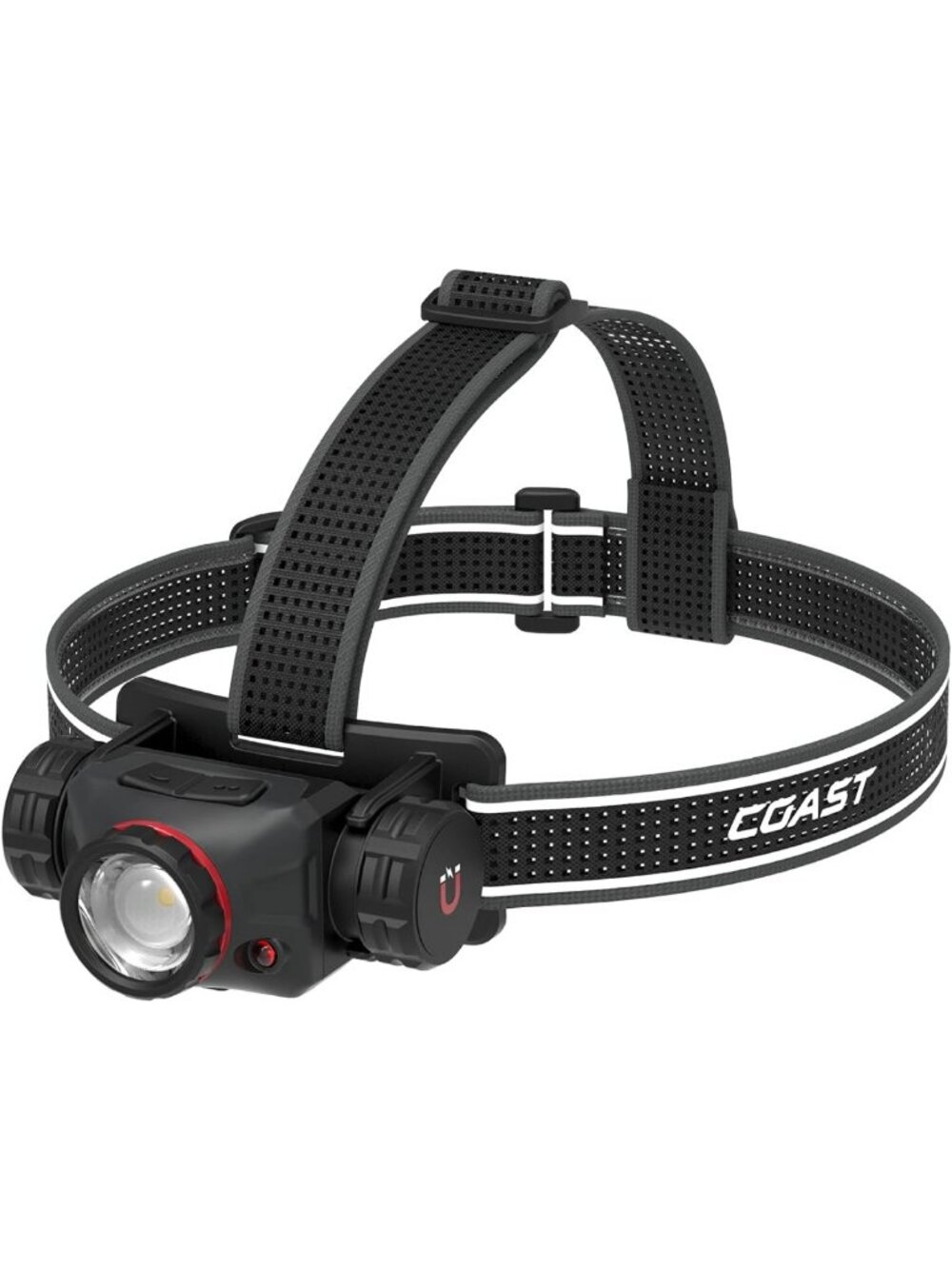 3000 Lumens Rechargeable LED Headlamp - Voice-Controlled, 7 Light Modes